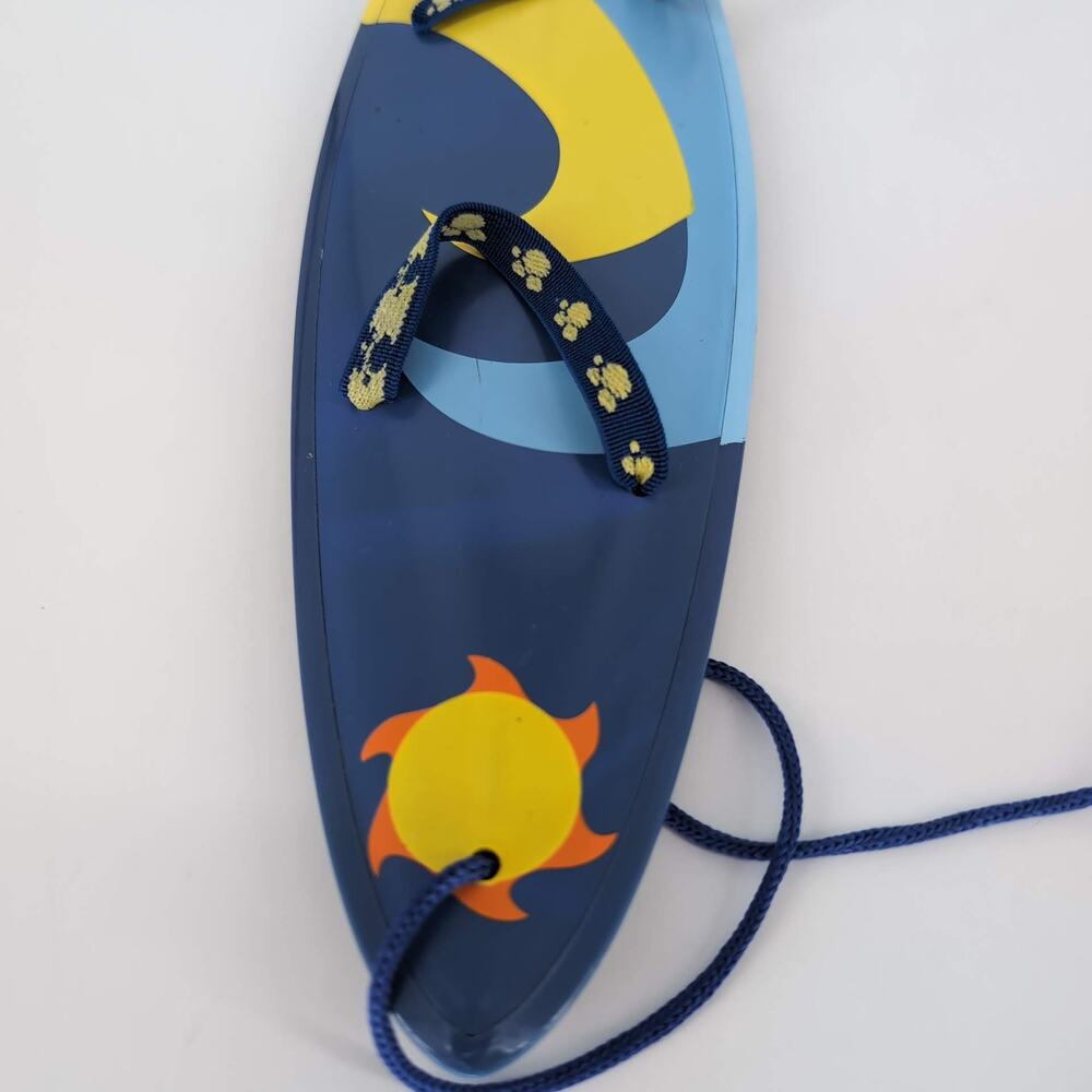 Build A Bear Workshop Blue & Yellow Catch A Wave 13" Surfboard with Strap - GUC - Picture 6 of 10